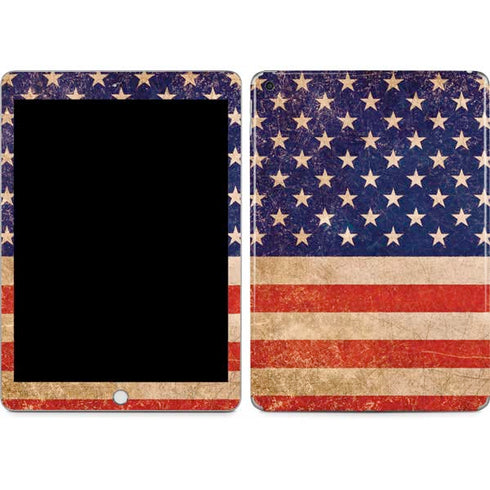 Distressed American Flag Apple iPad Skin