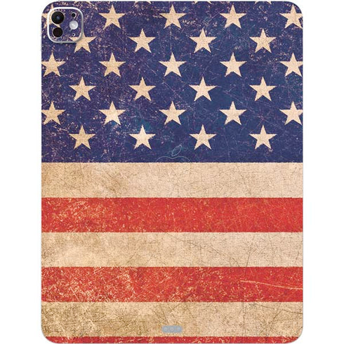 Distressed American Flag iPad Pro 13in M4 (2024) Skin