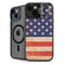 Distressed American Flag iPhone 14 Kickstand Case