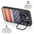 Distressed American Flag iPhone 14 Kickstand Case