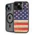 Distressed American Flag iPhone 15 Plus Kickstand Case