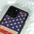 Distressed American Flag iPhone 15 Pro Waterproof Case