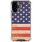 Distressed American Flag iPhone 16 Clear Case
