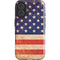 Distressed American Flag iPhone 16 Impact Case