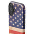 Distressed American Flag iPhone 16 Impact Case