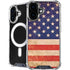 Distressed American Flag iPhone 16 Plus MagSafe Case