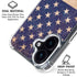Distressed American Flag iPhone 16 Plus MagSafe Case