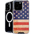 Distressed American Flag iPhone 16 Pro Max MagSafe Case