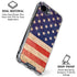 Distressed American Flag iPhone 16e Clear Case