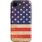 Distressed American Flag iPhone 16e Impact Case