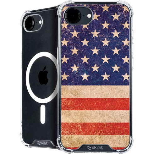 Distressed American Flag iPhone 16e MagSafe Case