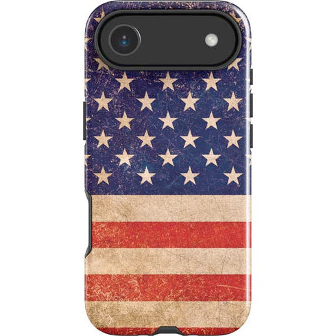 Distressed American Flag iPhone 17 Air Impact Case