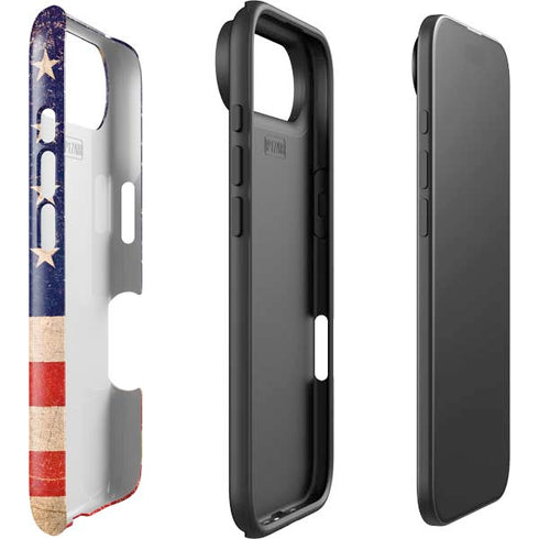 Distressed American Flag iPhone 17 Air Impact Case