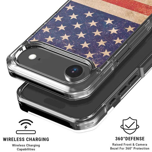 Distressed American Flag iPhone 17 Air MagSafe Case