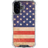 Distressed American Flag iPhone 17 Clear Case