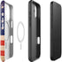 Distressed American Flag iPhone 17 Magsafe Impact Case