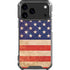 Distressed American Flag iPhone 17 Pro Max Clear Case