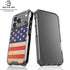 Distressed American Flag iPhone 17 Pro Max Clear Case
