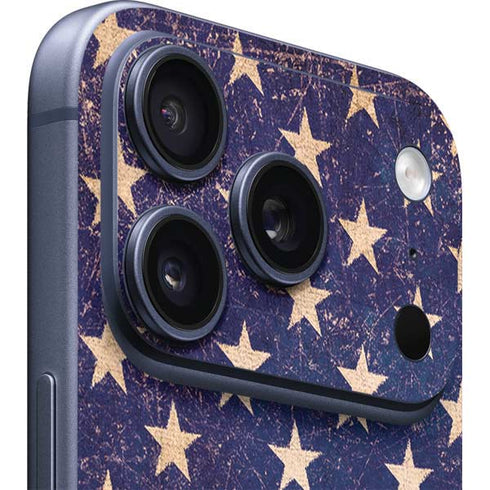 Distressed American Flag iPhone 17 Pro Max Skin