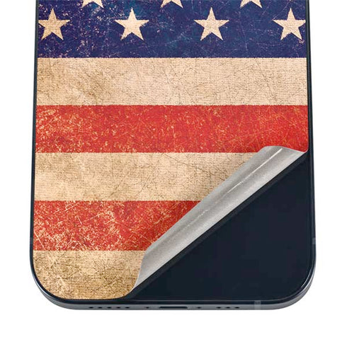 Distressed American Flag iPhone 17 Pro Skin