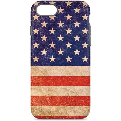 Distressed American Flag iPhone Cases