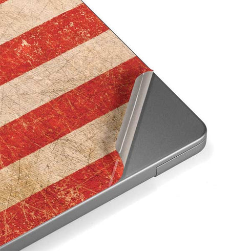 Distressed American Flag Apple MacBook Pro 14-inch Skin