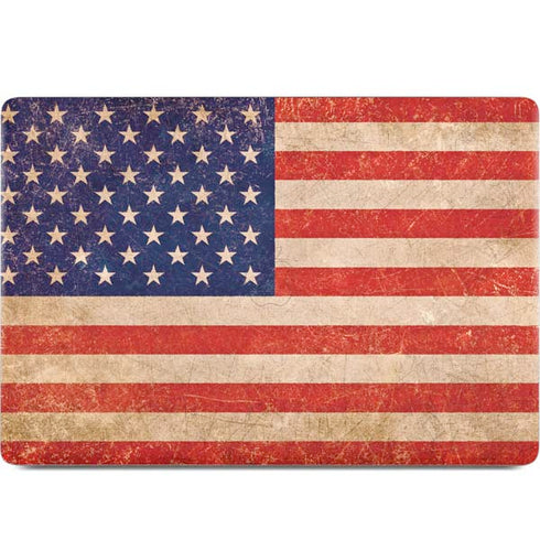 Distressed American Flag MacBook Skins