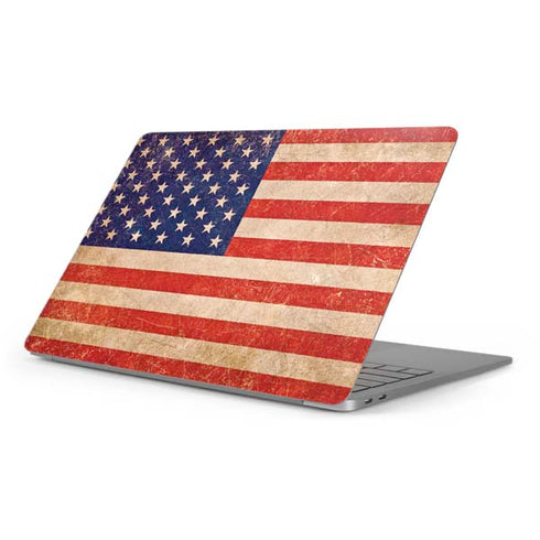 Distressed American Flag Apple MacBook Pro 16-inch Skin