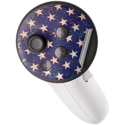 Distressed American Flag Meta Quest 3S Skin