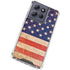 Distressed American Flag Moto G 5G (2025) Clear Case