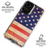 Distressed American Flag Moto G Power 5G (2024) Clear Case