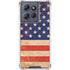 Distressed American Flag Moto G Stylus 5G (2025) Clear Case