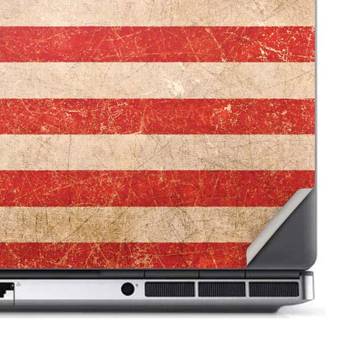 Distressed American Flag Dell Precision Skin