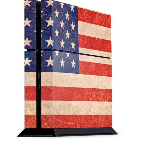 Distressed American Flag PlayStation PS4 Skins