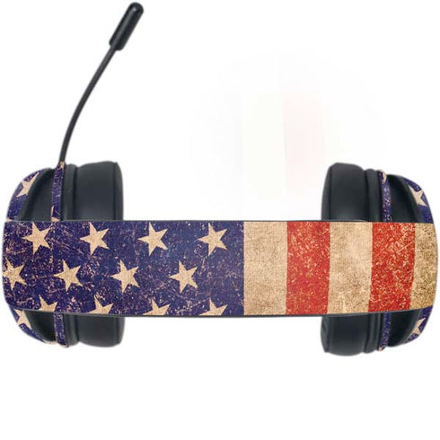 Distressed American Flag Razer Kraken X Skin