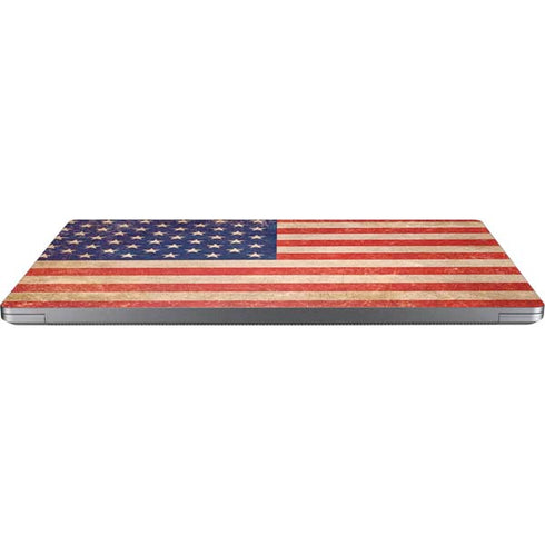Distressed American Flag Laptop Skins