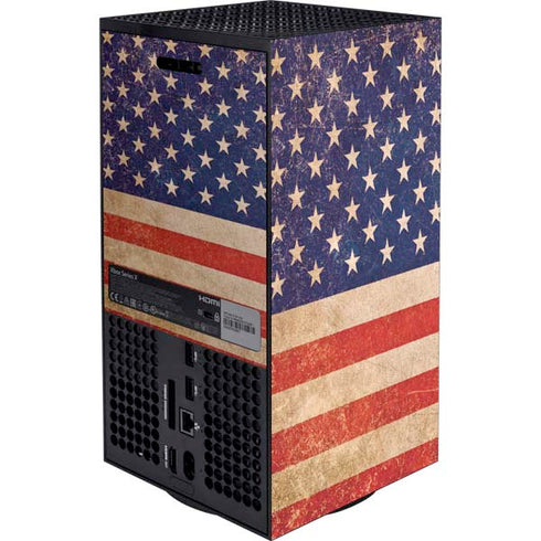 Distressed American Flag XBox Series X Digital Edition Bundle Skin