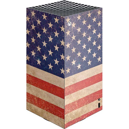 Distressed American Flag XBox Series X Digital Edition Console Skin