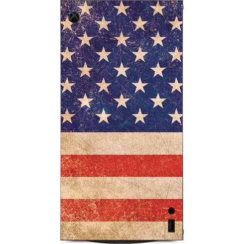 Distressed American Flag XBox Series X Digital Edition Console Skin
