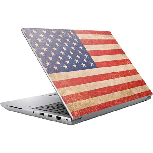 Distressed American Flag HP ZBook Fury 16 G10 Skin