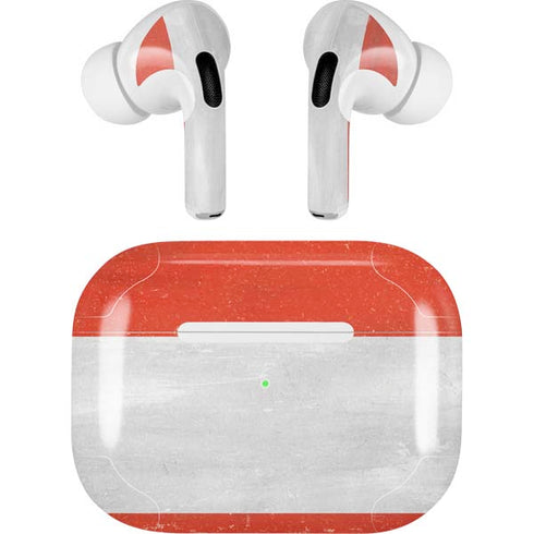 Distressed Austria Flag AirPods Skins