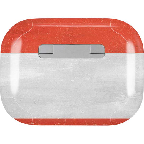 Distressed Austria Flag AirPods Skins