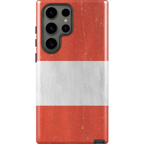 Distressed Austria Flag Galaxy S23 Ultra Pro Case