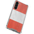 Distressed Austria Flag Galaxy S24 FE Clear Case
