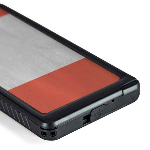 Distressed Austria Flag Galaxy S24 Ultra Waterproof Case
