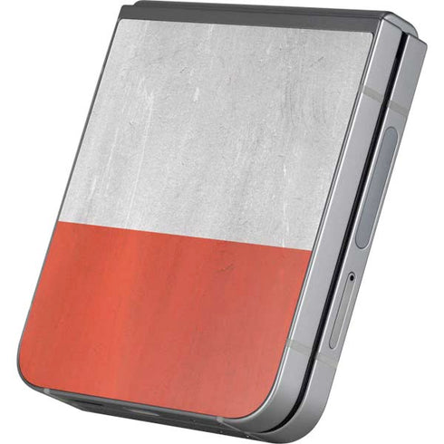 Distressed Austria Flag Galaxy Z Flip6 Skin
