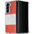 Distressed Austria Flag Galaxy Z Fold5 5G Clear Case
