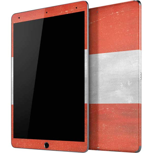 Distressed Austria Flag iPad Skins