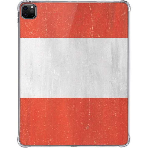 Distressed Austria Flag iPad Pro 11in (2024) Clear Case