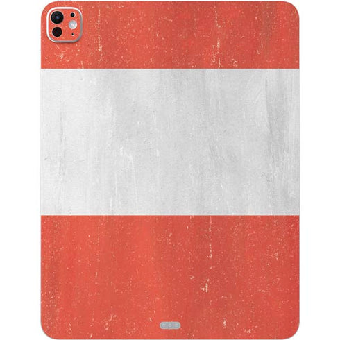 Distressed Austria Flag iPad Pro 13in M4 (2024) Skin